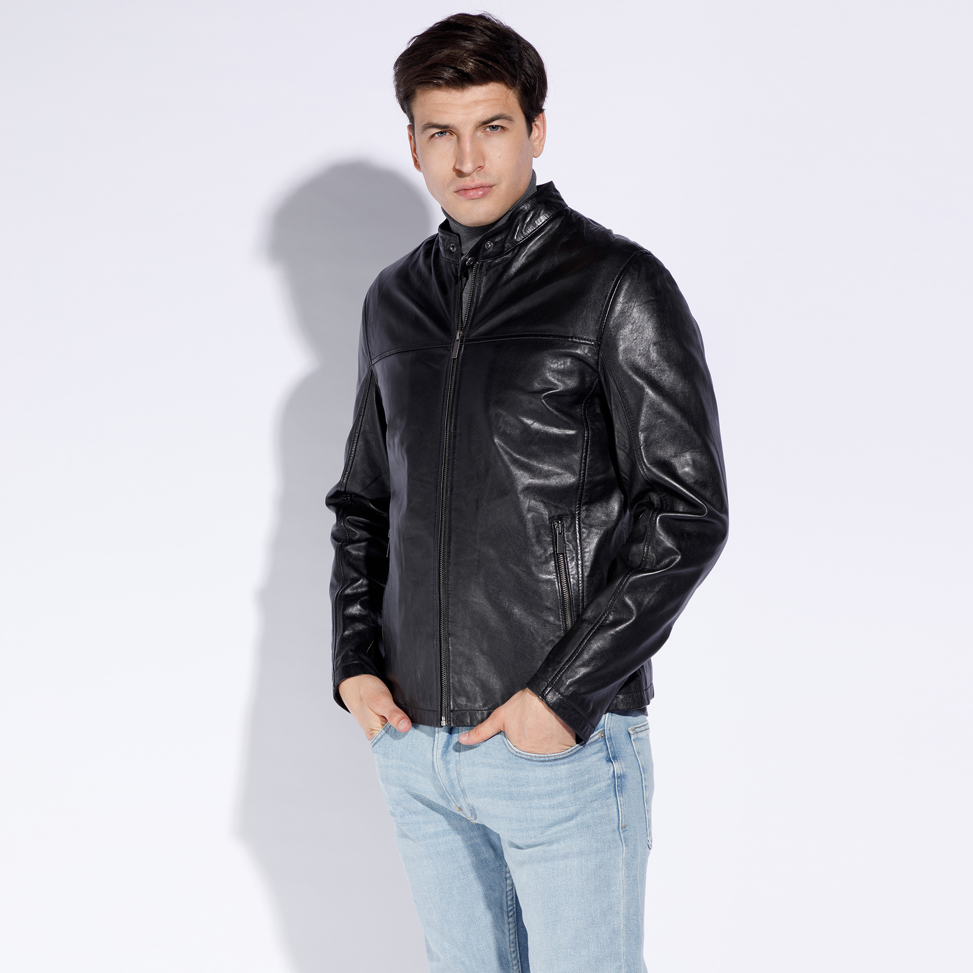 

Кожаная куртка Wittchen Stylish leather jacket, man, черный