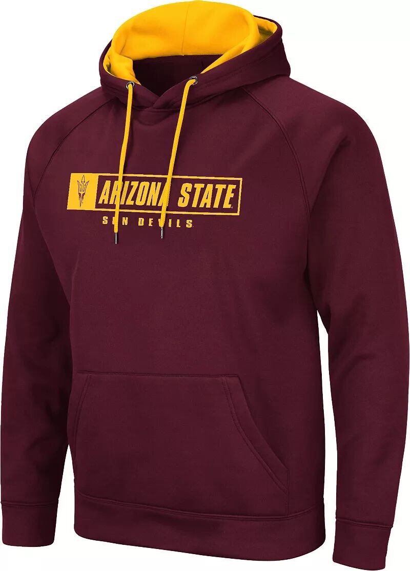 

Colosseum Мужская темно-бордовая худи Arizona State Sun Devils