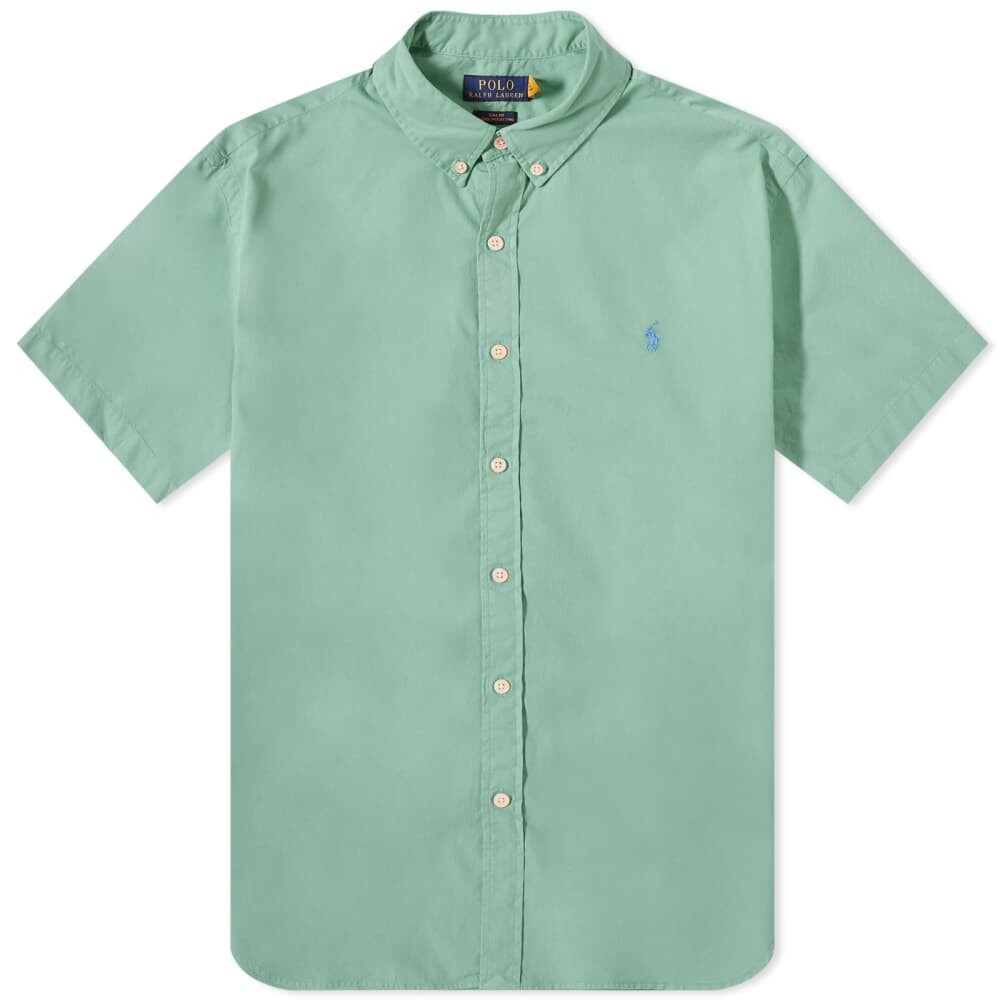 

Рубашка из полулегкого твила с короткими рукавами Polo Ralph Lauren