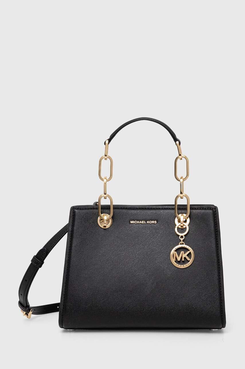 

Кожаная сумка MICHAEL Michael Kors, черный