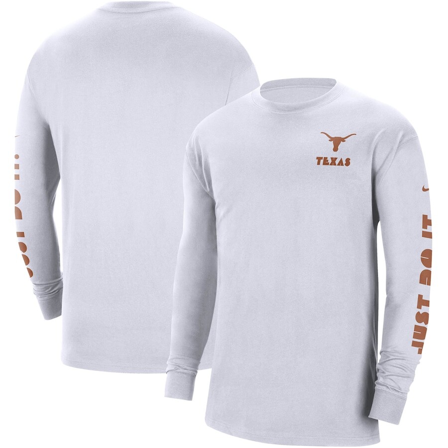 

Футболка с длинным рукавом Nike Texas Longhorns, белый