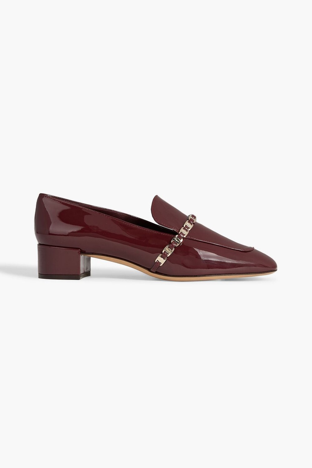 

Лакированные туфли Tilos с цепочкой FERRAGAMO, мерло