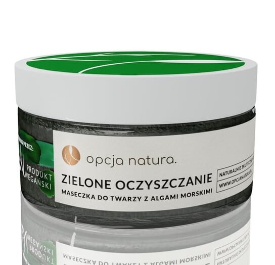 

Маска с морскими водорослями Nature option, Green Cleansing, Opcja Natura