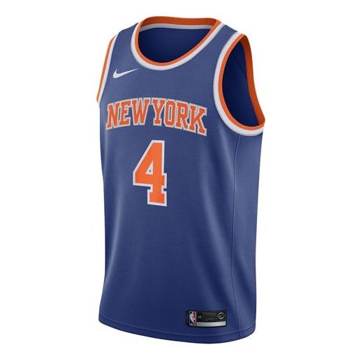 Майка Nike x NBA New York Knick Jerseys 'Derrick Rose 4', синий майка nike x nba new york knicks jerseys rj barrett 9 синий