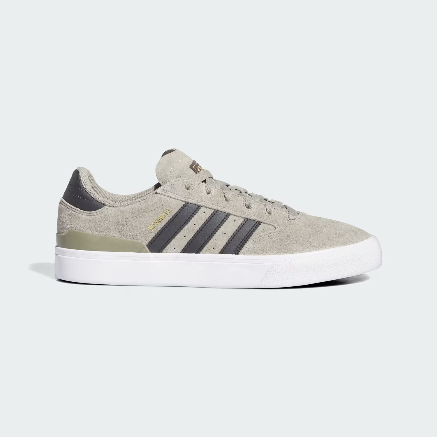 

Кроссовки Busenitz Vulc II Adidas, цвет Silver Pebble/Carbon/Gold Metallic
