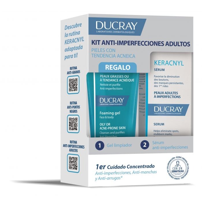 

Набор косметики Keracnyl Kit Anti-Imperfecciones Adultos Ducray, 2 unidades