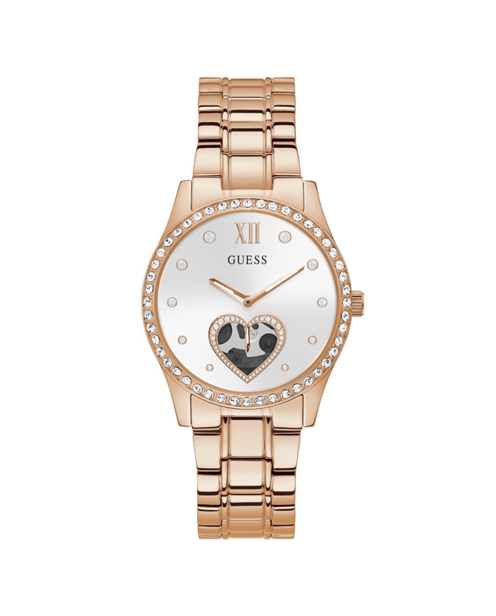 цена Guess Watches Ladies Женские часы GW0380L3 из стали с ремешком из розового золота Guess, золотой