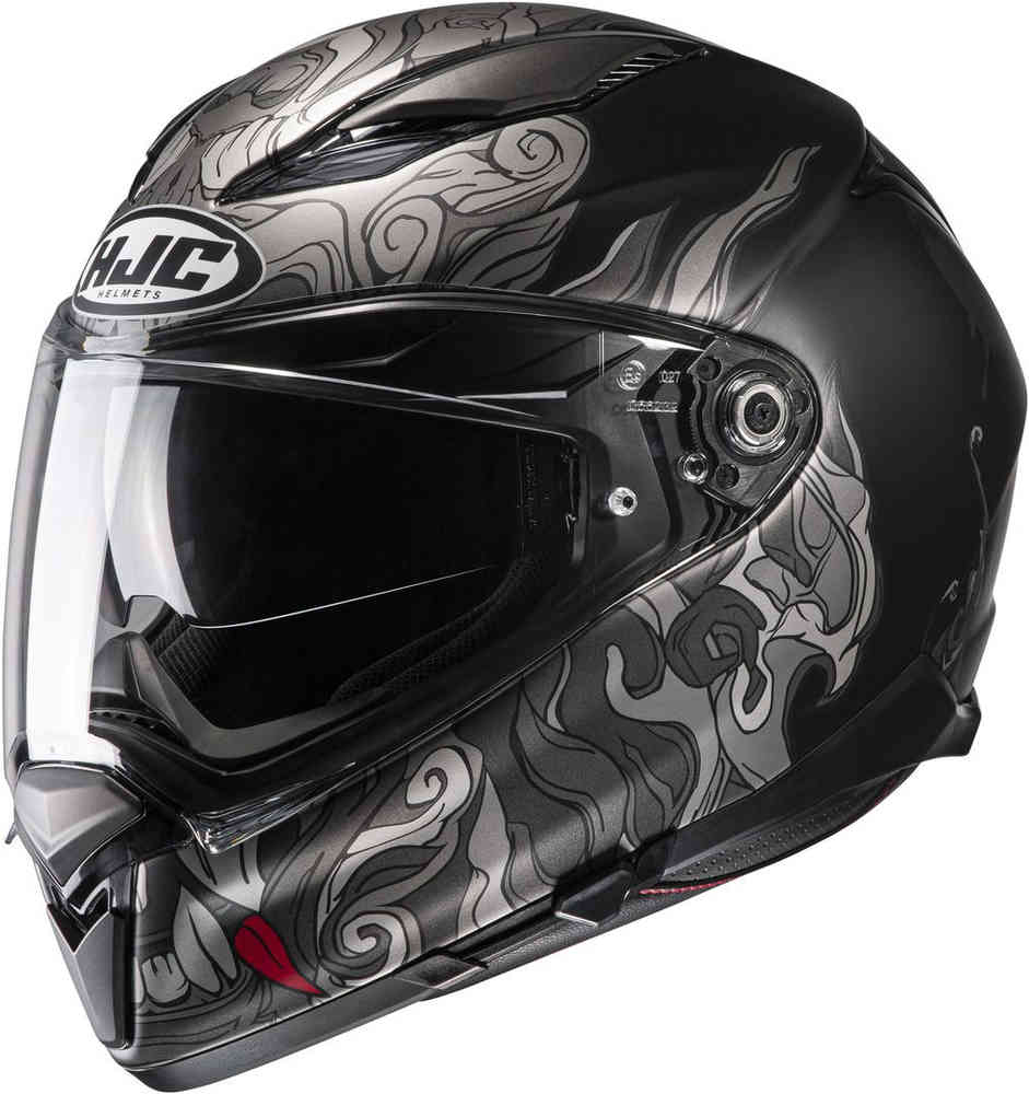 F70 Шлем Спектора HJC, черный/серый
