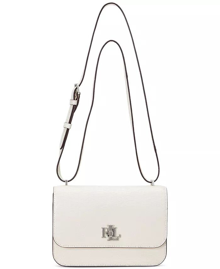 

Сумка Sophee из кожи с тиснением под ящерицу Lauren Ralph Lauren, белый