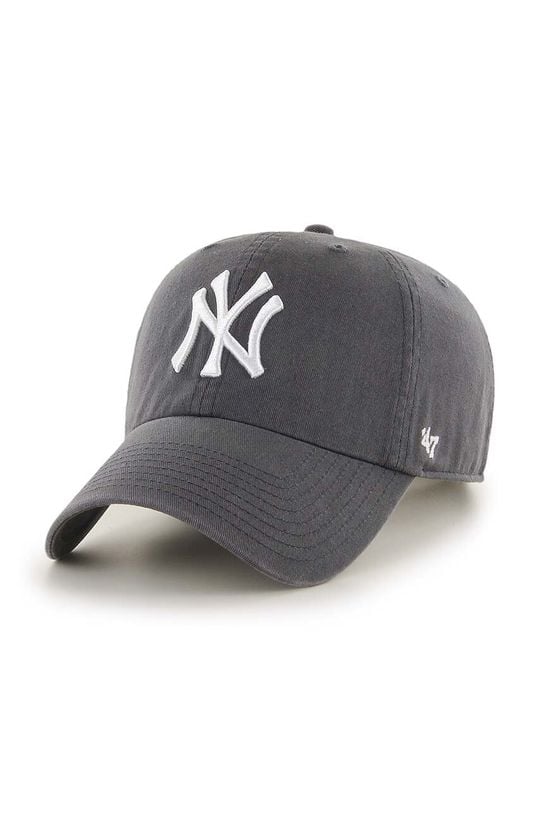 

Хлопковая бейсболка MLB New York Yankees 47 brand, серый