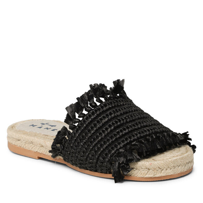 

Эспадрильи Manebi FringedKnots Raffia, черный