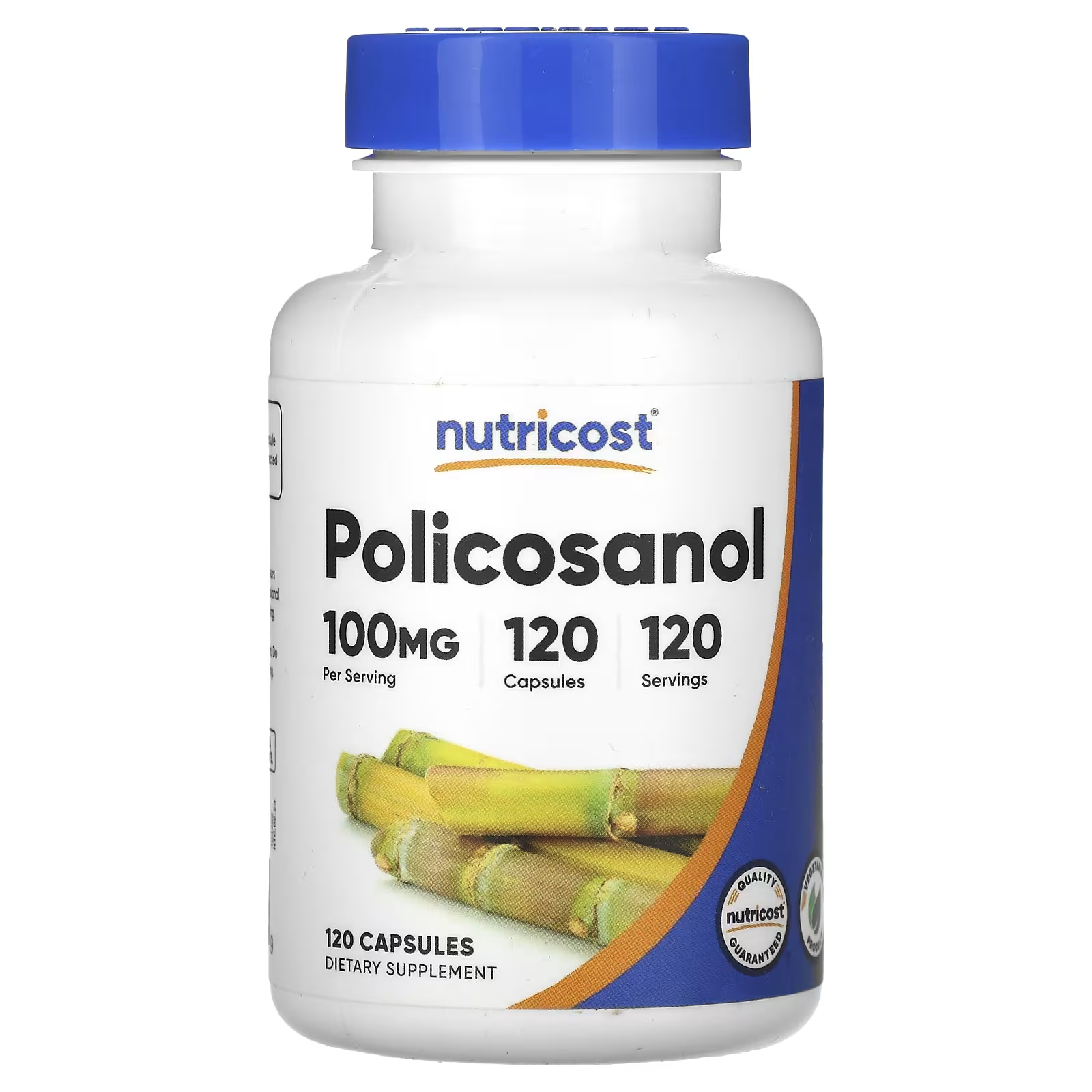 Поликозанол Nutricost 100 мг, 120 капсул фисетин nutricost 100 мг 60 капсул