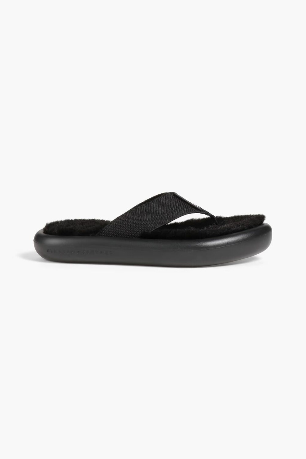 

Холщовые шлепанцы Stella Mccartney, черный