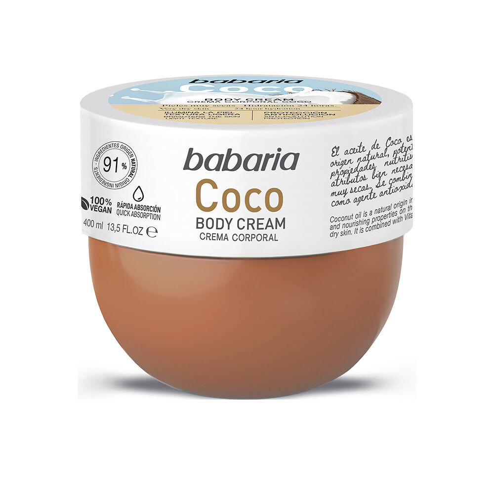 цена Увлажняющий крем для тела Coco Crema Corporal Babaria, 400 мл