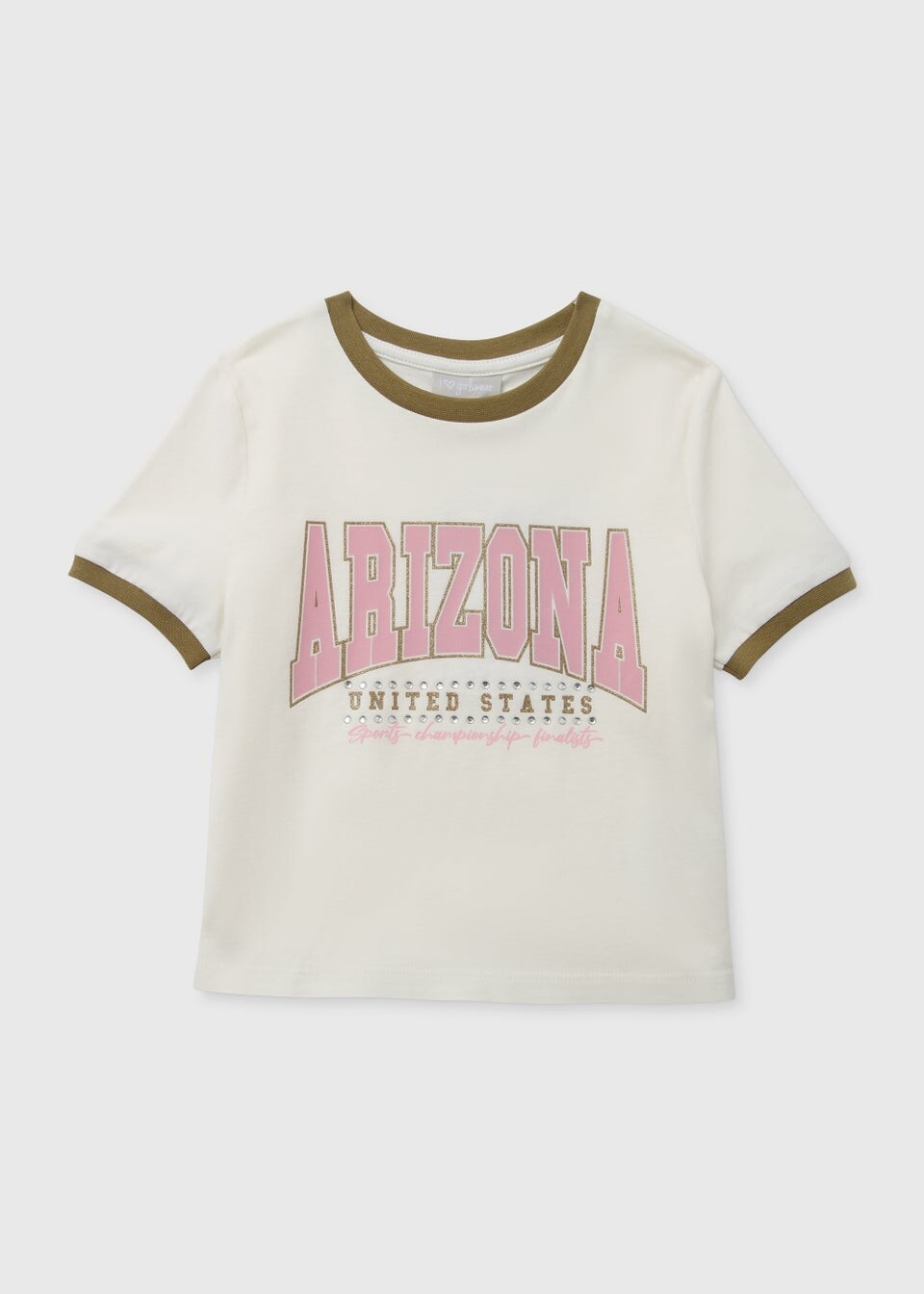 

Кремовая футболка Arizona для девочек (4–15 лет)