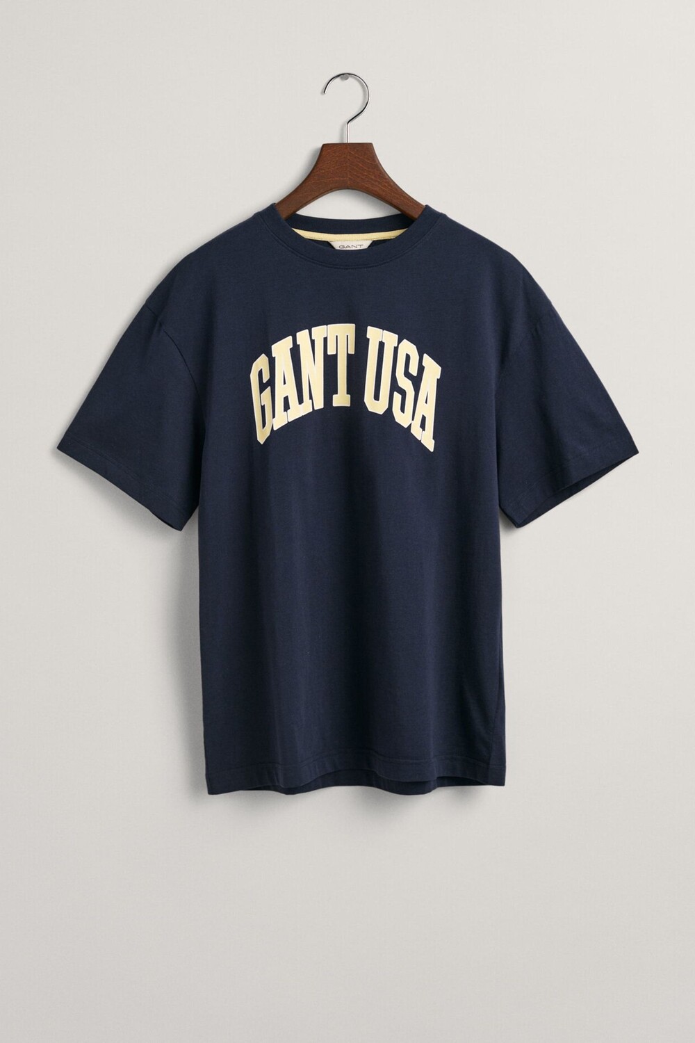 

Футболка Gant USA свободного кроя с логотипом GANT, синий