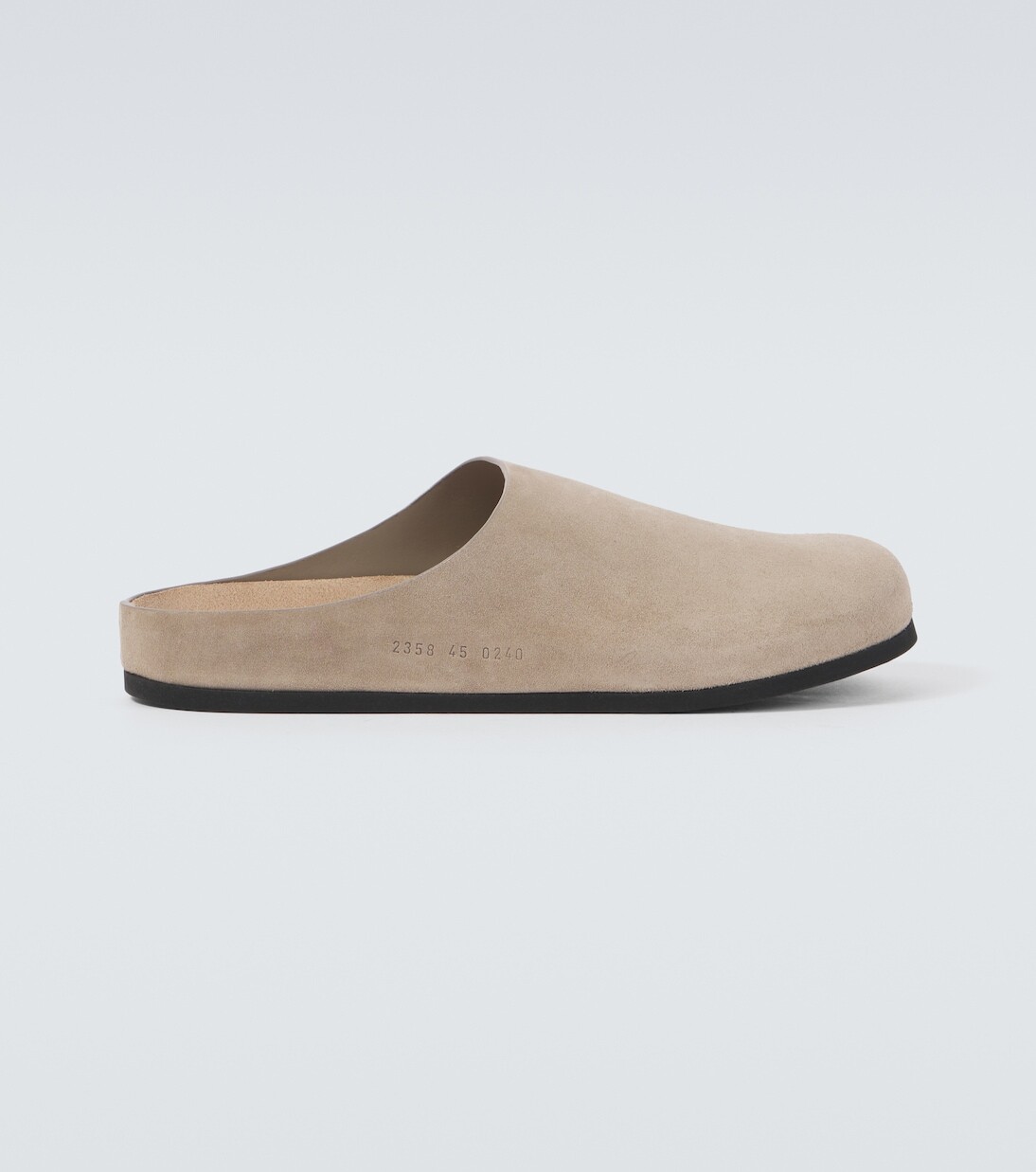 

Замшевые сабо Common Projects, цвет taupe
