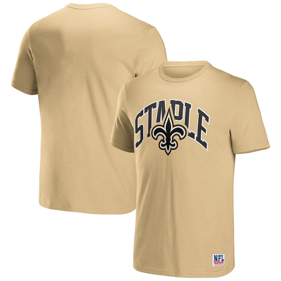 

Футболка с коротким рукавом Staple New Orleans Saints, золотой