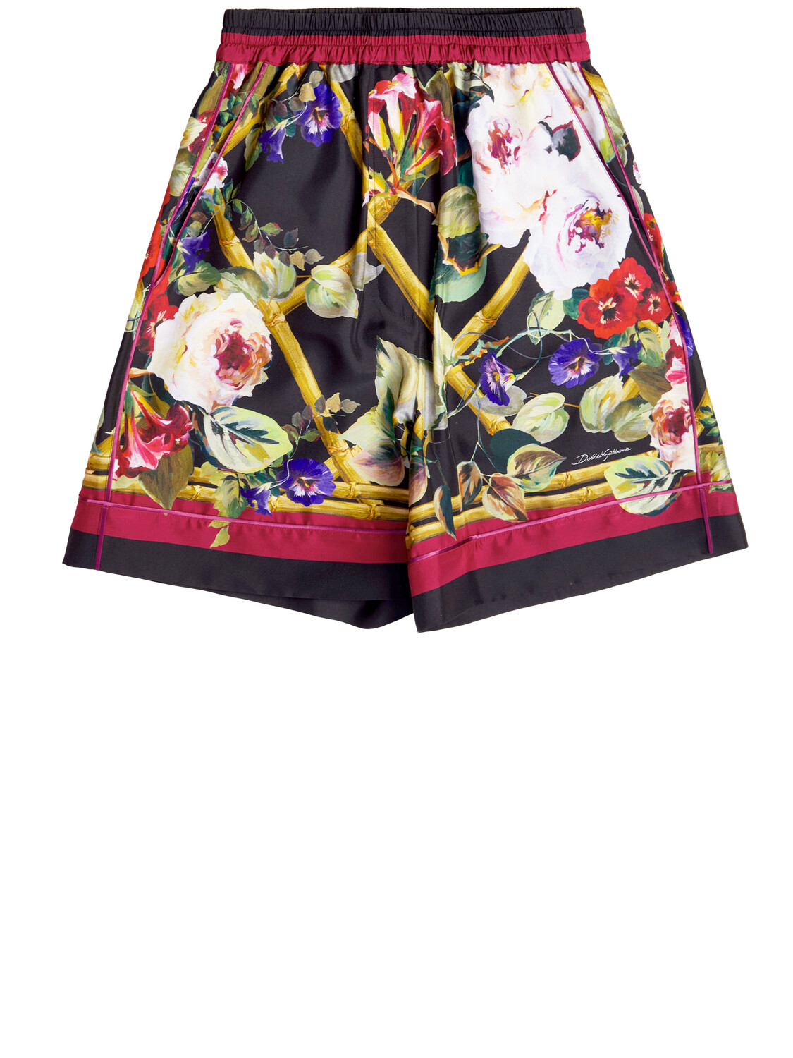 

Шорты Dolce&Gabbana Roseto print, черный