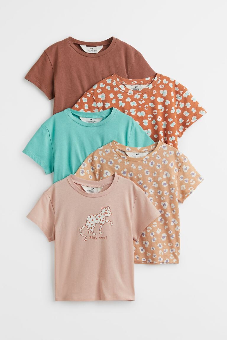 

Пакет из 5 рубашек с принтами H&M