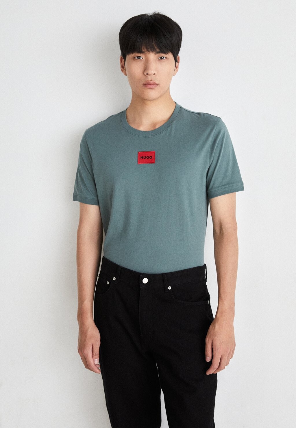 

Футболка с принтом Diragolino HUGO, цвет dark green