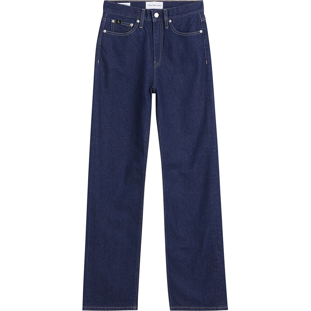 

Джинсы Calvin Klein High Rise Straight, синий