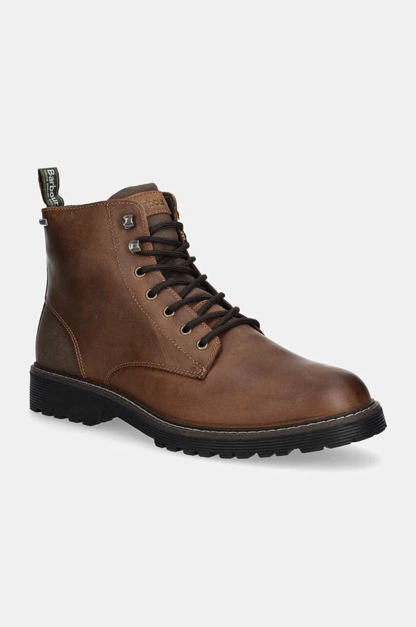 

Кожаные ботинки броги Barbour Harvey, коричневый