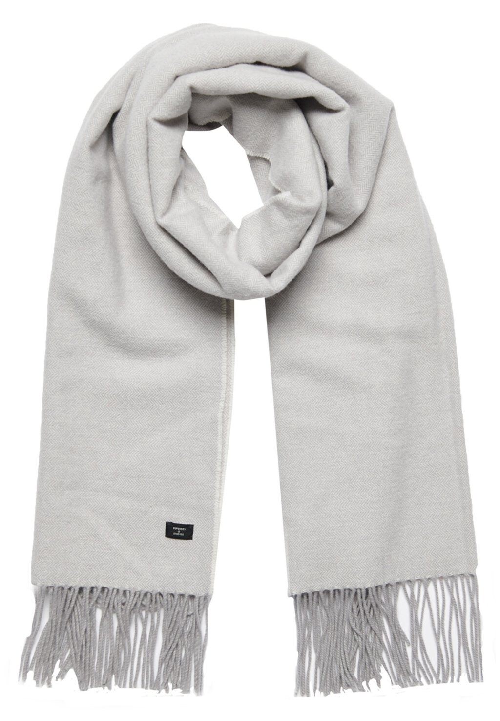 

Платок Superdry, светло-серый