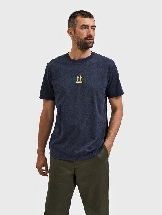 

Футболка узкого кроя Selected Homme, синий