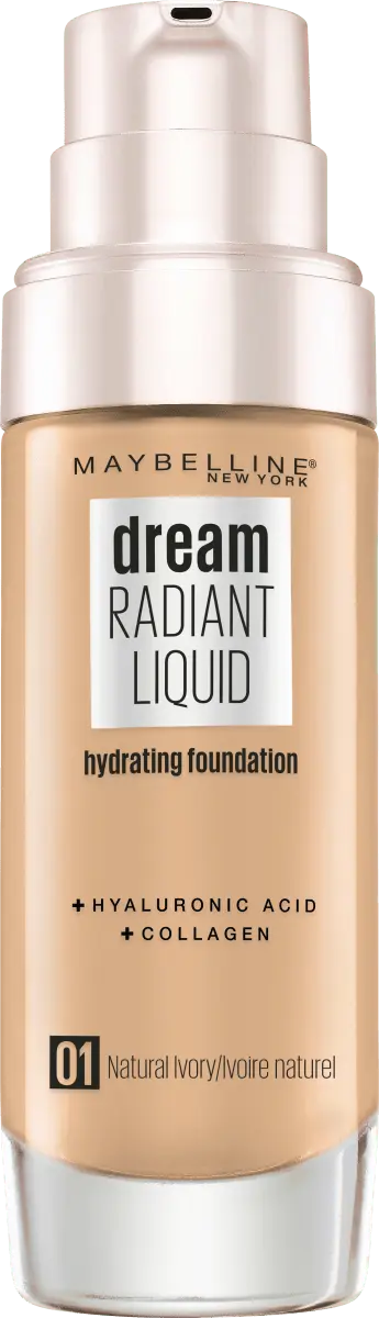 

Тональный крем Dream Radiant Liquid 01 Натуральная слоновая кость 30 мл Maybelline New York