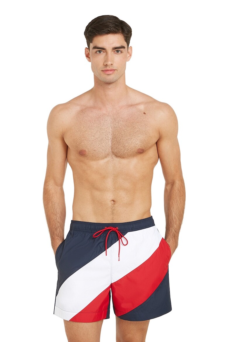 

Контрастные плавки-шорты Tommy Hilfiger, красный
