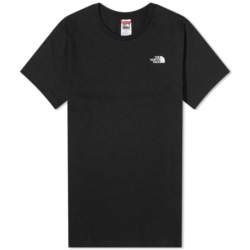 

Простая футболка The North Face с куполом, черный