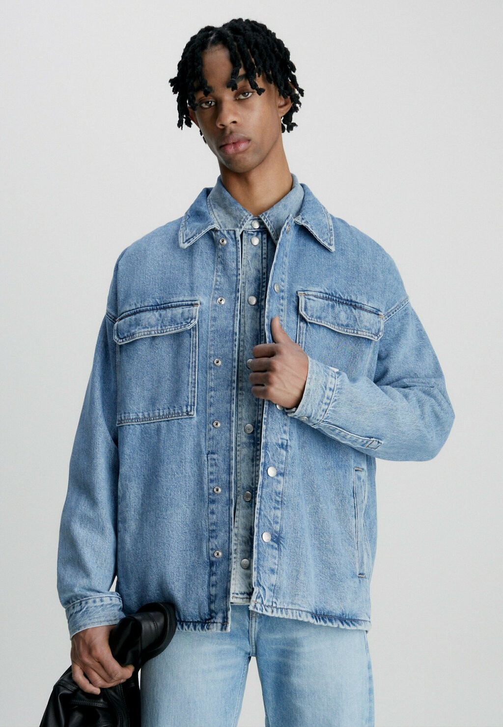 

Джинсовая куртка Calvin Klein Jeans, светло-синий