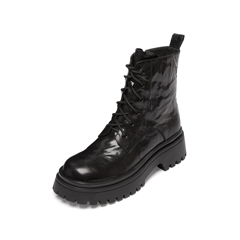 

Ботинки Martin Boot женские Amazing Cure, цвет Black Fleece-lined