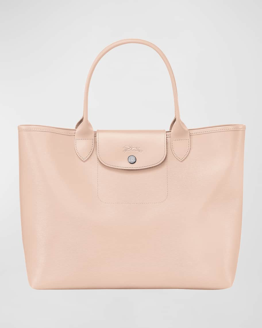 

Кожаная большая сумка Le Pliage City Longchamp