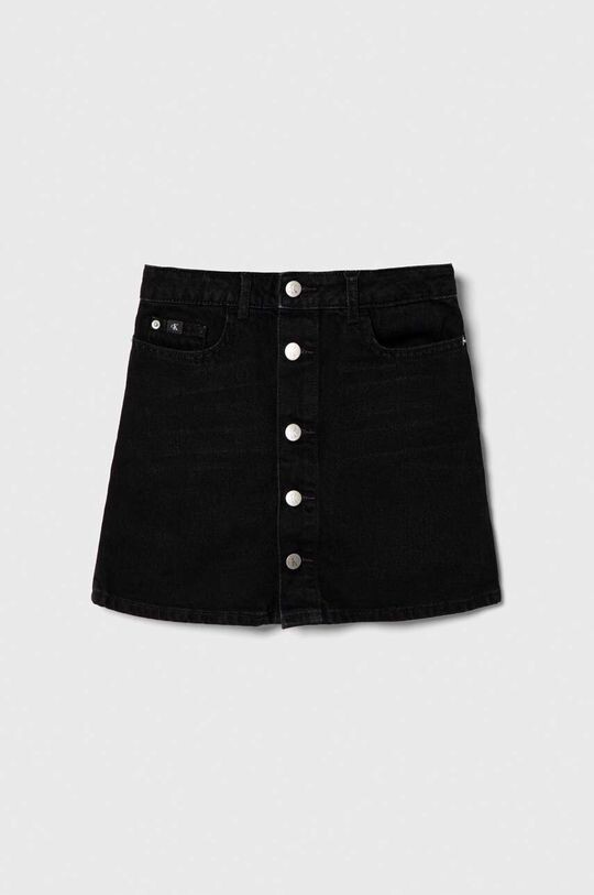 

Детская джинсовая юбка Calvin Klein Jeans, черный