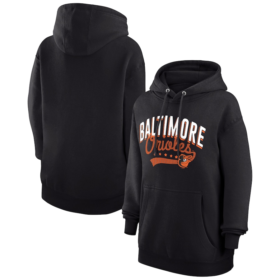 

Пуловер с капюшоном G-III 4Her by Carl Banks Baltimore Orioles, черный