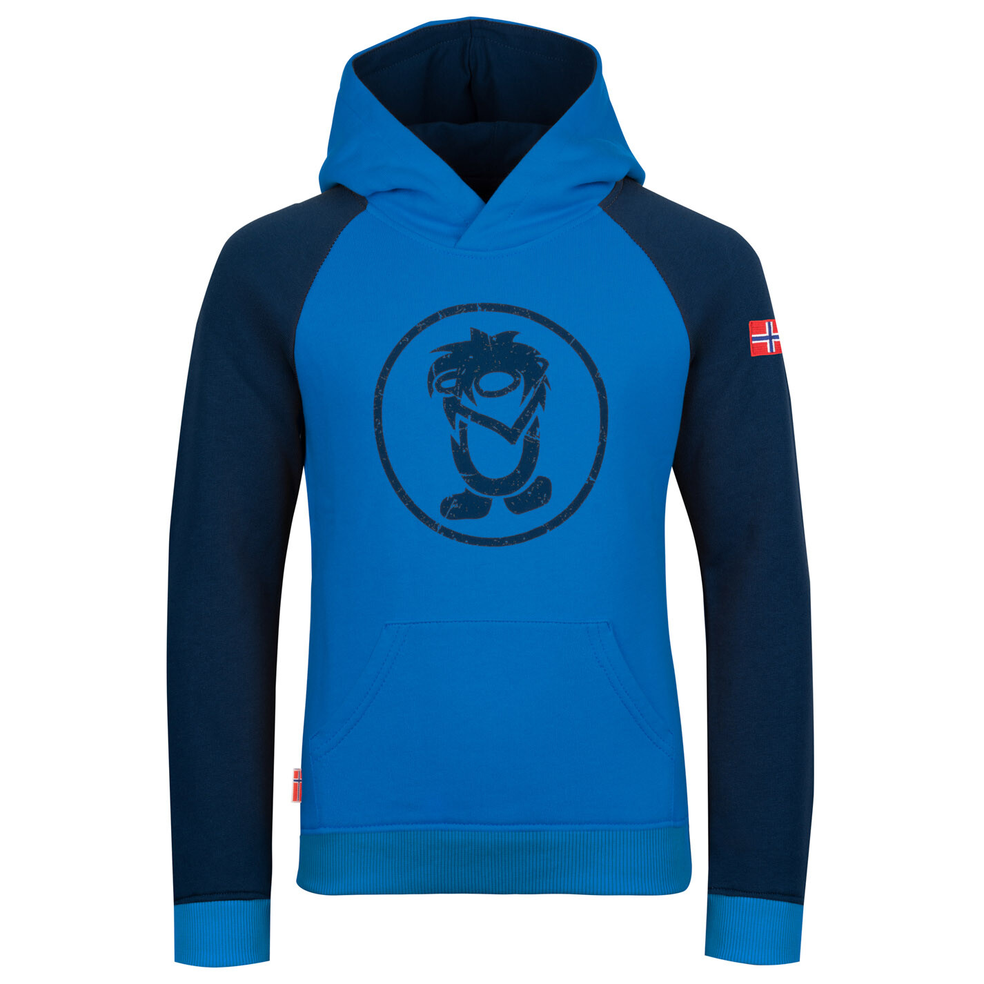 

Толстовка с капюшоном Trollkids Kid's Stavanger, цвет Navy/Medium Blue