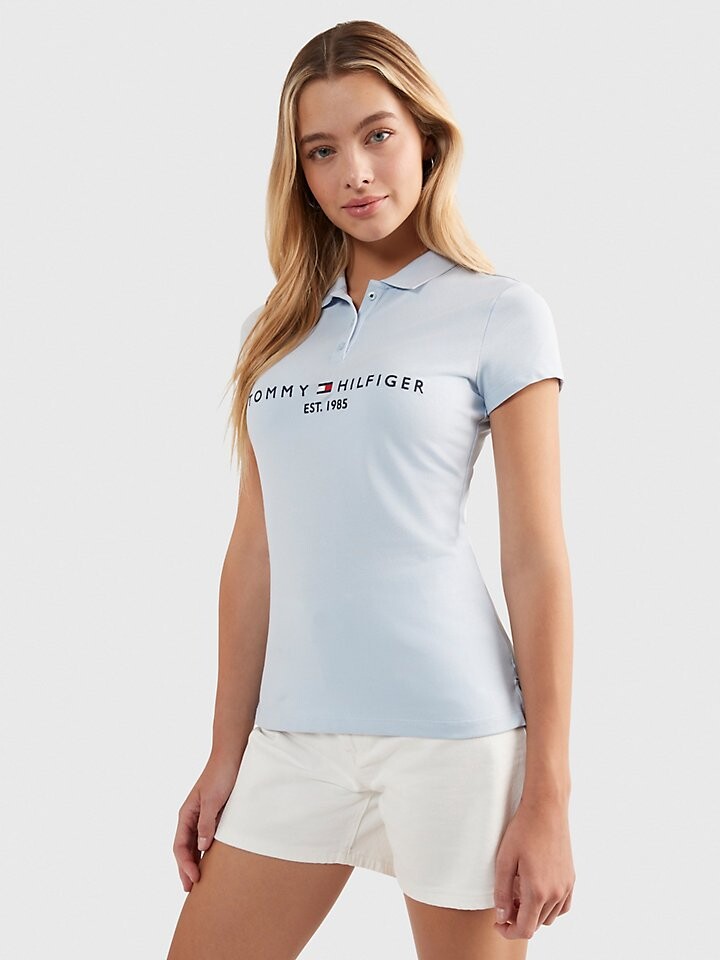 

Поло Slim Fit с логотипом Hilfiger Tommy Hilfiger