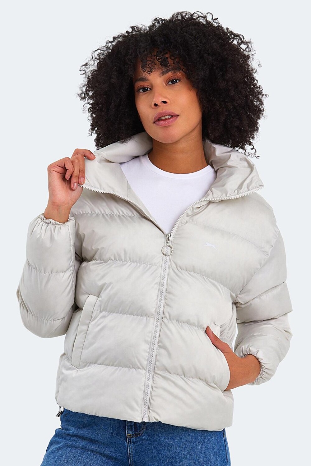 

Женское пальто и пальто BAILEY I Stone Grey SLAZENGER
