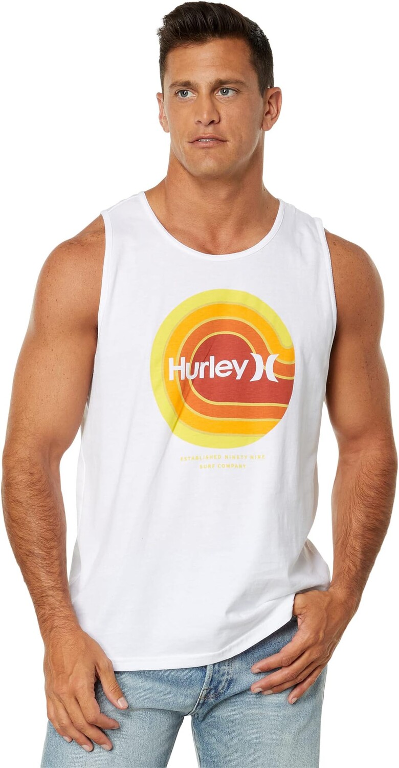 

Топ Barreled Tank Hurley, белый