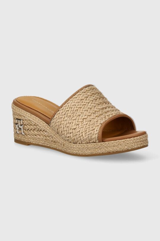 

Шлепанцы TH ROPE WEDGE SANDAL Tommy Hilfiger, бежевый