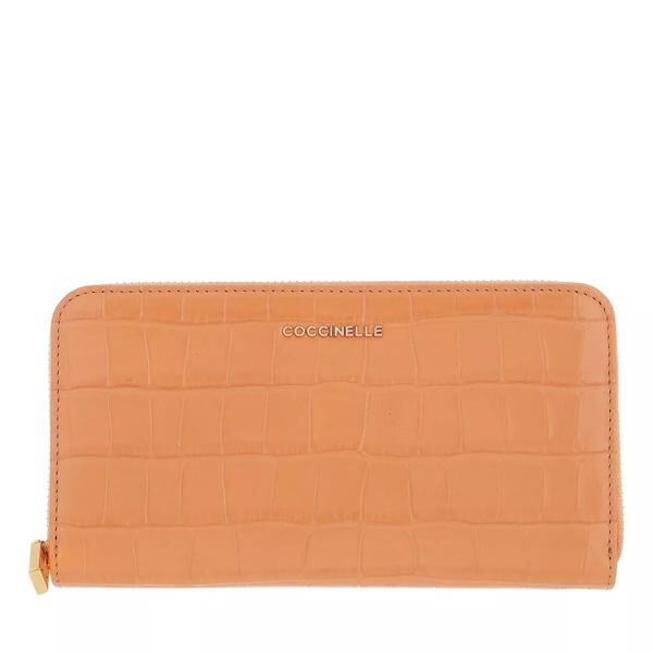 

Кошелек metallic croco shiny soft wallet Coccinelle, коричневый