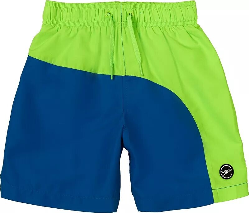 

Шорты для волейбола Speedo Boy 15 дюймов с цветными блоками, зеленый