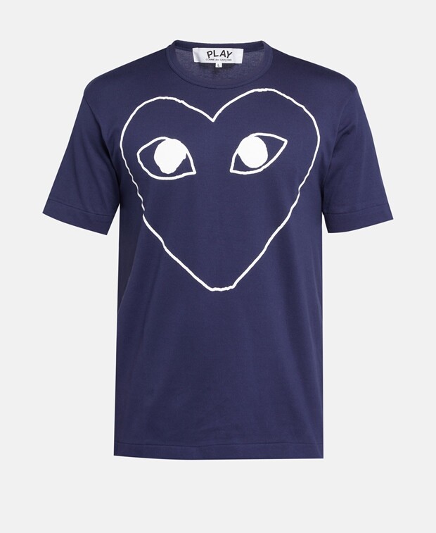 

Футболка Comme des Garçons, темно-синий
