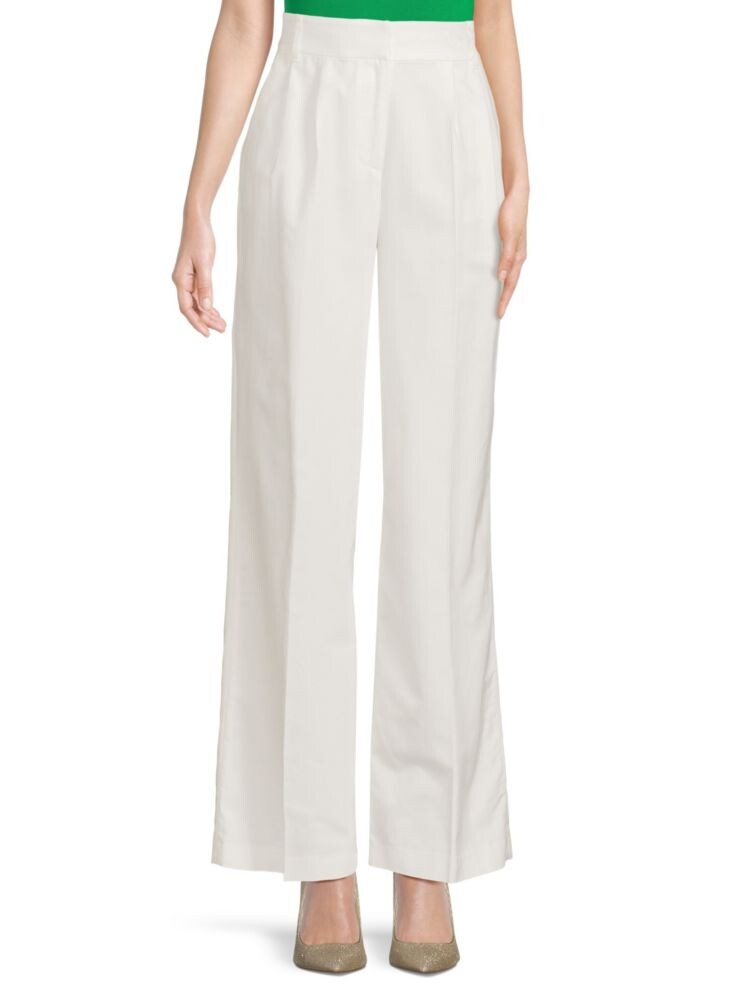 

Широкие брюки с высокой посадкой Calvin Klein, цвет Soft White