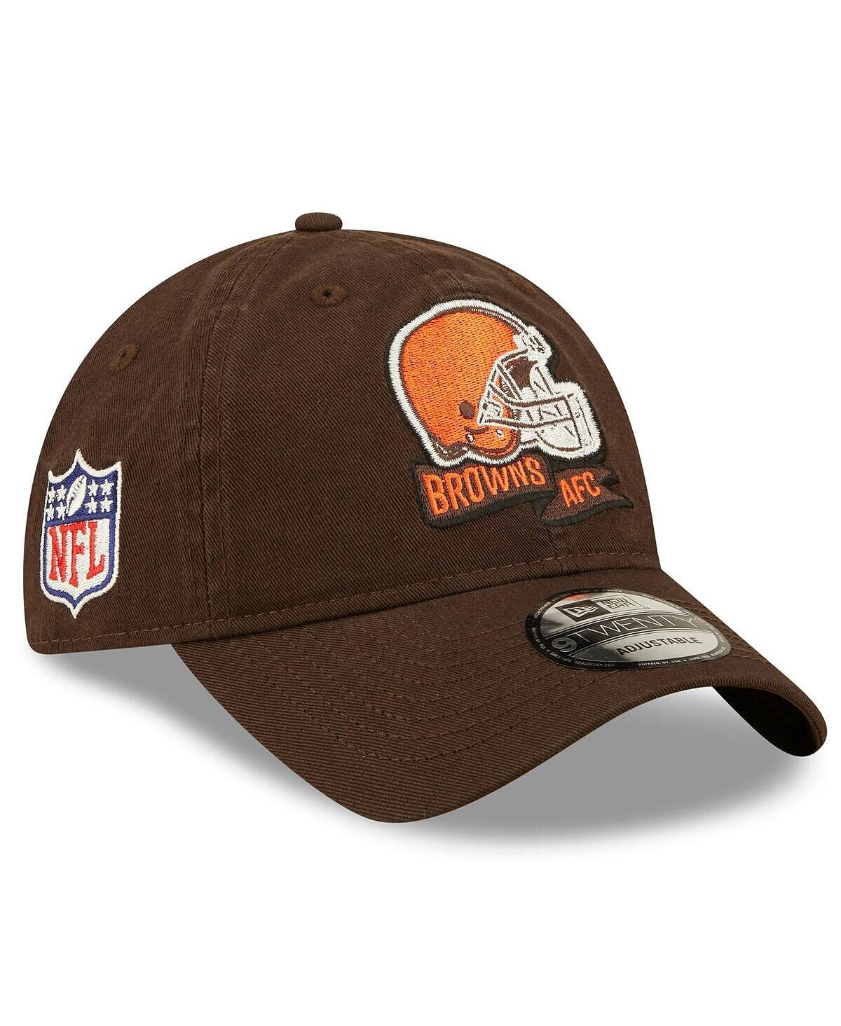 

Мужская коричневая регулируемая кепка Cleveland Browns OTC 2022 Sideline 9TWENTY New Era