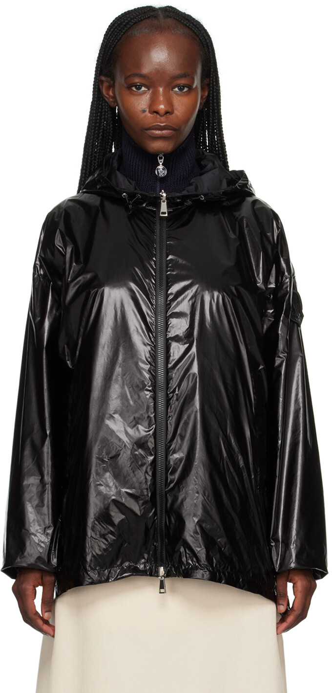 

Черный двусторонний дождевик Moncler Jubba
