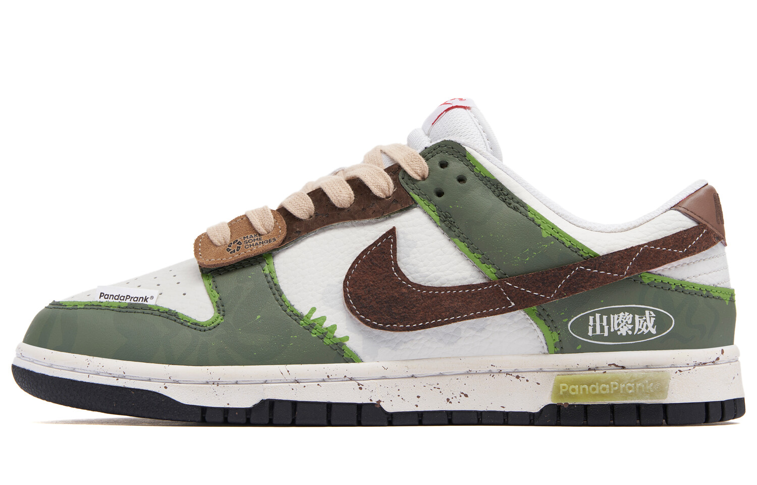 

Мужские кроссовки для скейтбординга Nike Dunk, White/Green