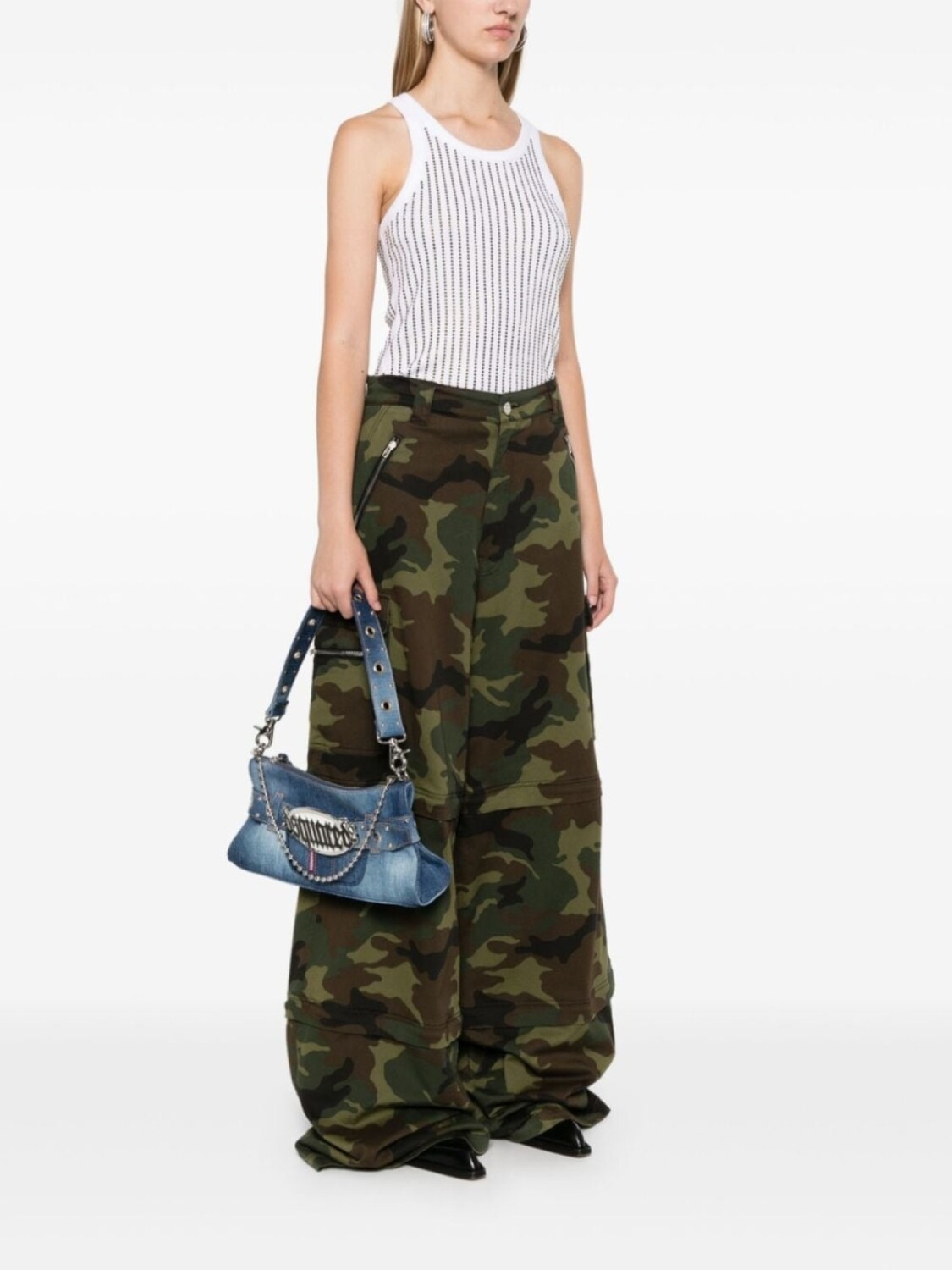 

DSQUARED2 сумка на плечо Gothic Belt, синий